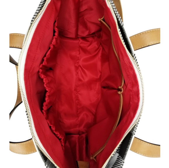 Buffalo Plaid Check Gingham Tote Bag by White Elm - Picture 6 of 6